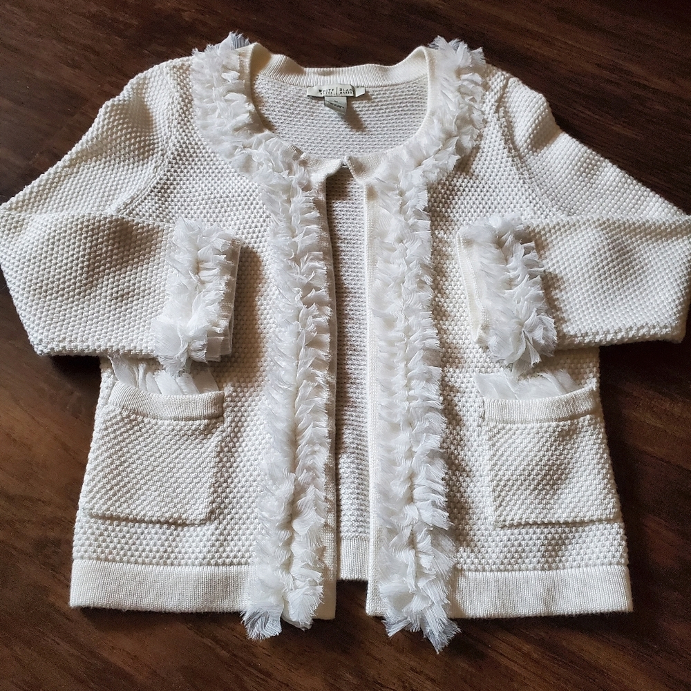 White House Black Market Cotton Sweater